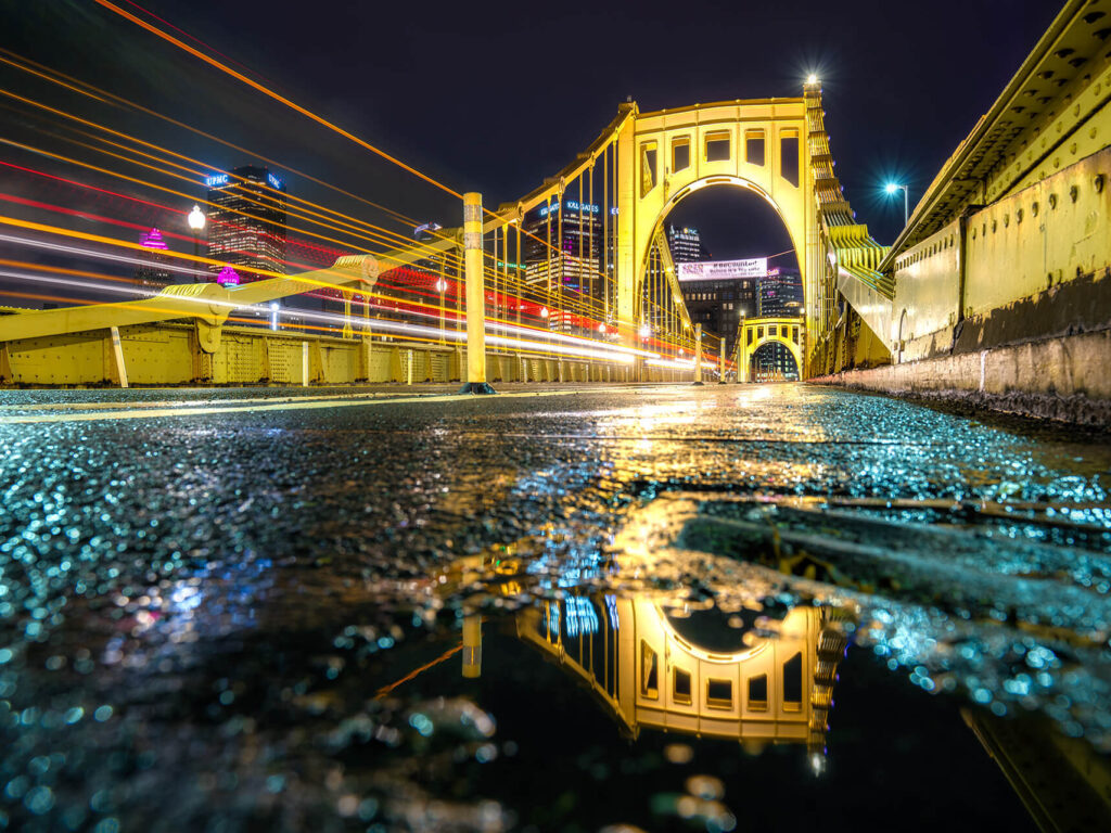 Clemente Bridge in Pittsburgh